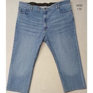 Wranlger (46x32) Men's Wide Leg Fit Blue Denim Jeans